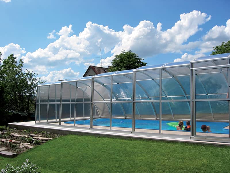 POLYCARBONATE SWIMMING POOL COVER